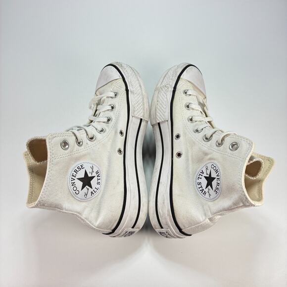 Converse Chuck Taylor All Star White Platform High Top 560846F Women's Size 6.5 - Picture 7 of 10